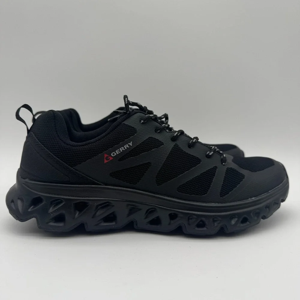 Gerry Men's Size 9.5 Black Speed Trail‎ Running Hiking Shoes Sneakers